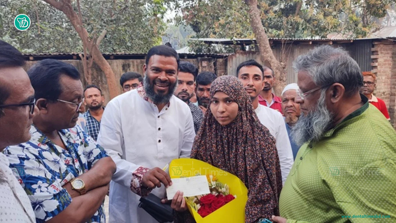 ডেন্টালে উত্তীর্ণ ঊর্মির দায়িত্ব নিলো পৌর বিএনপির সদস্য সচিব » DENTAL TIMES