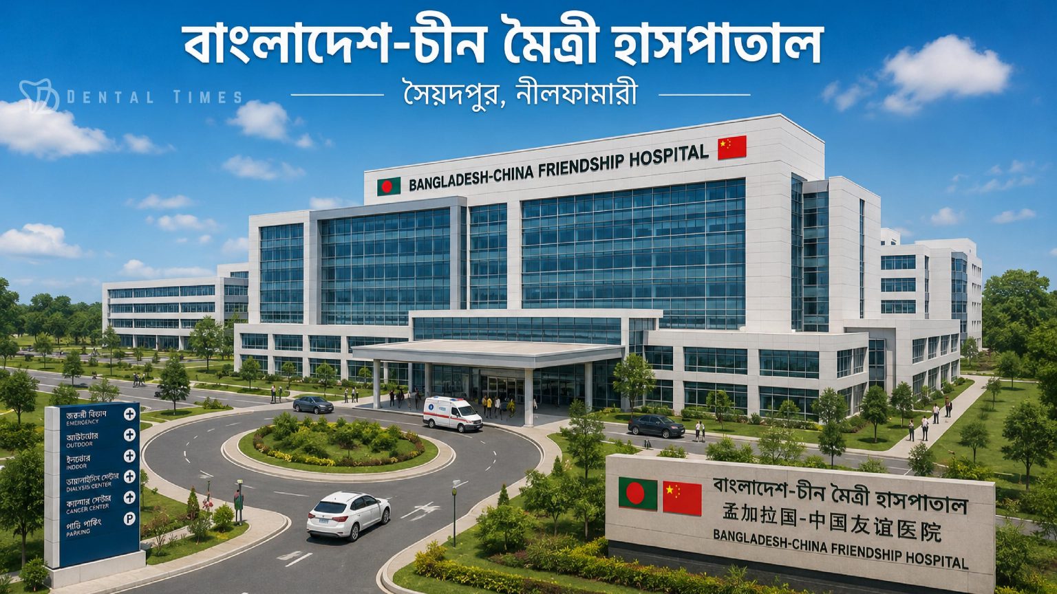 সৈয়দপুরে ১ হাজার শয্যার বাংলাদেশ-চীন মৈত্রী হাসপাতাল: চীনা কারিগরি দলের সফরের অপেক্ষা » DENTAL TIMES